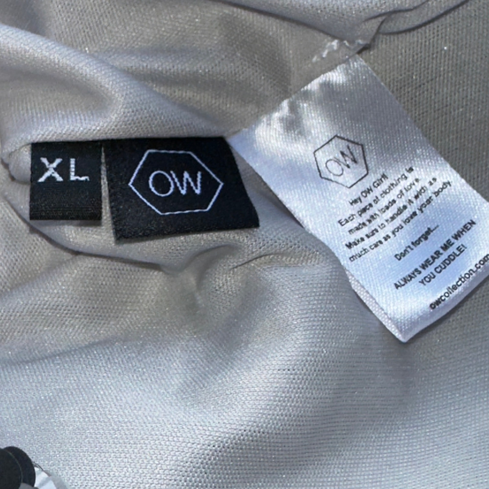 Sequin Micro Mini Skirt Silver Size 12 Ruched Metallic OW Collection $128 NEW - Picture 10 of 11